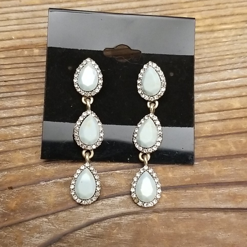 Sea foam earrings